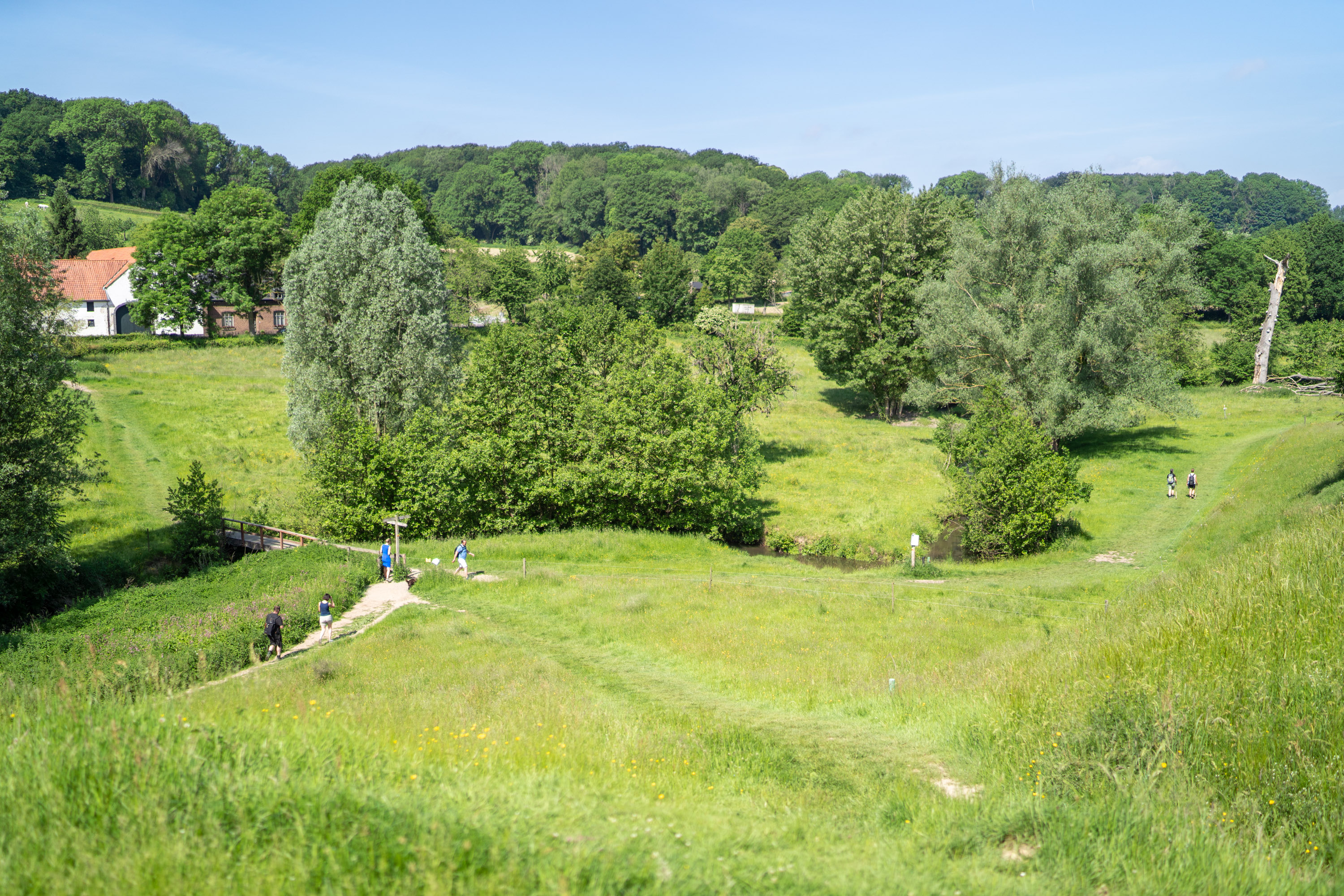 Door Het Gulpdal En Groote Bosch Bij Slenaken Wandelen In De Bergen
